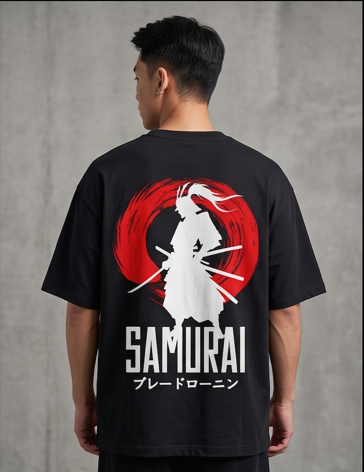 Unisex Oversized Classic T-Shirt — Samurai