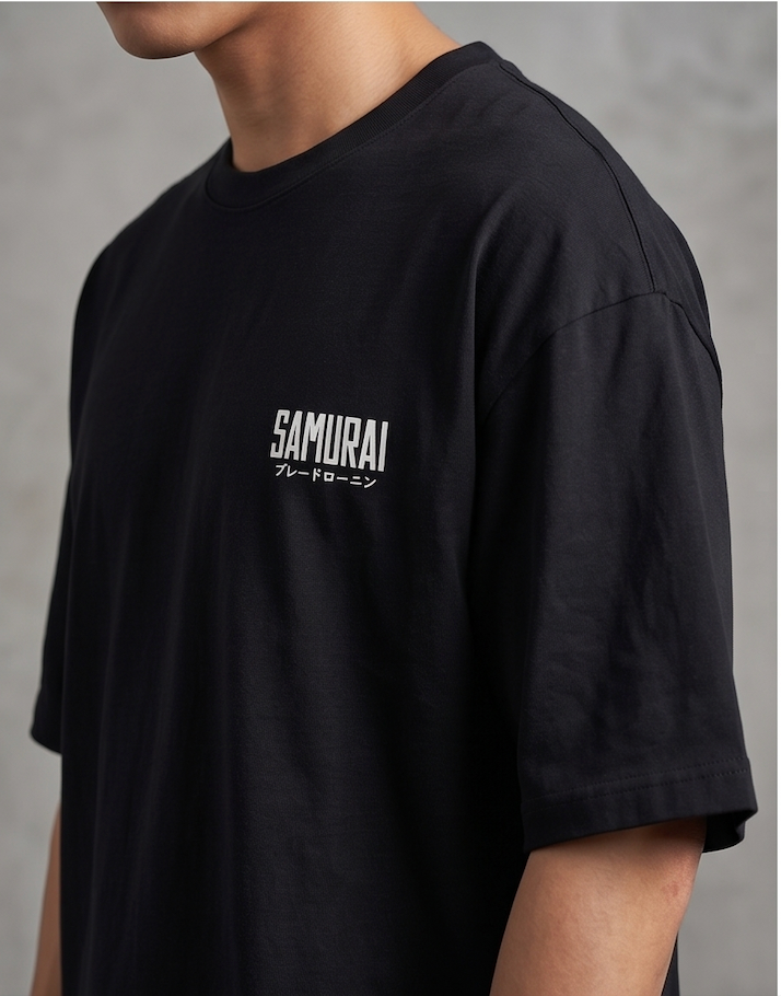 Unisex Oversized Classic T-Shirt — Samurai