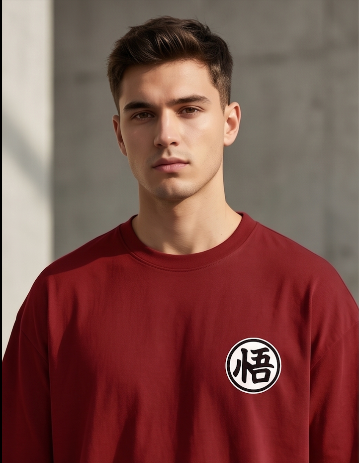 Unisex Terry Oversized Tee — Son Goku