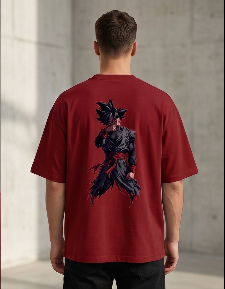 Unisex Terry Oversized Tee — Son Goku