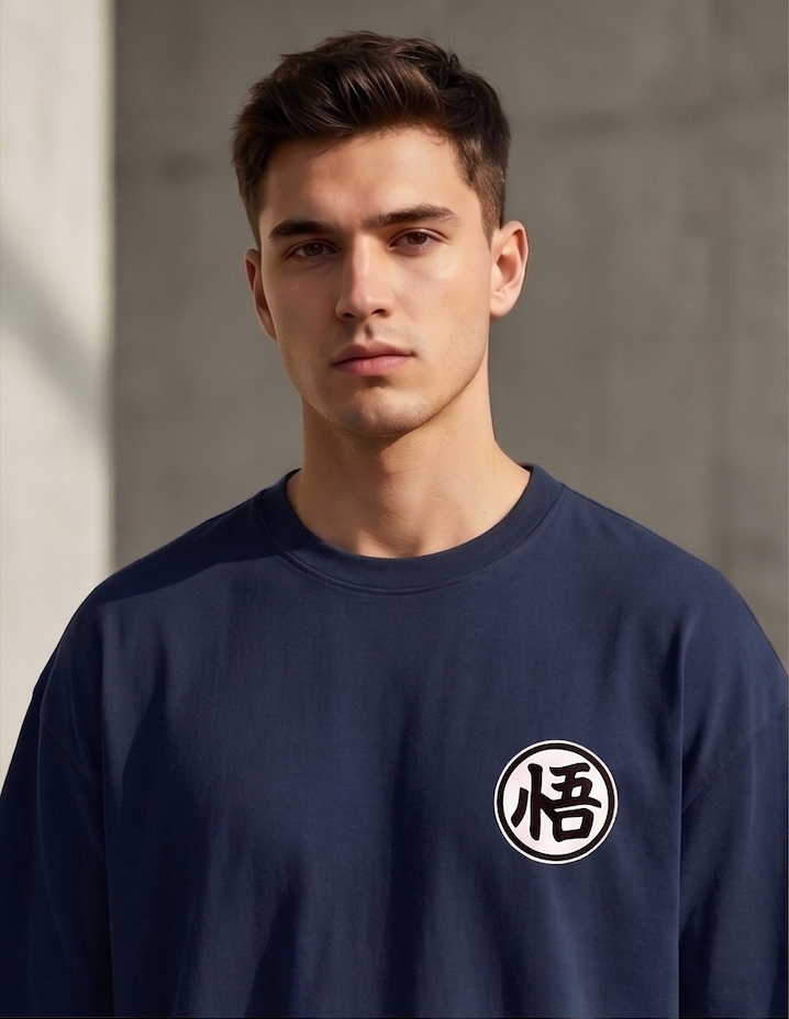 Unisex Terry Oversized Tee — Son Goku