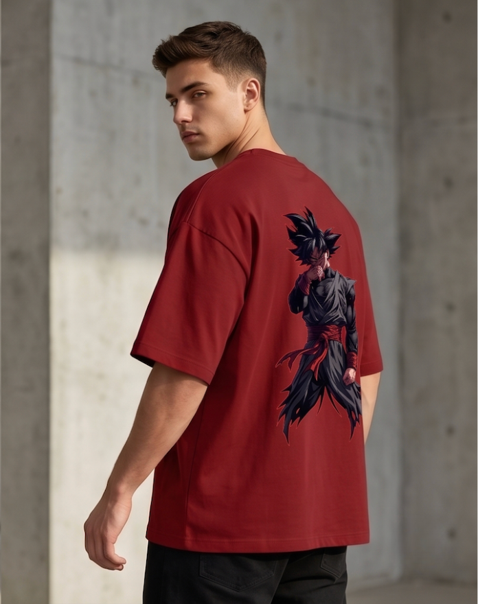 Unisex Terry Oversized Tee — Son Goku