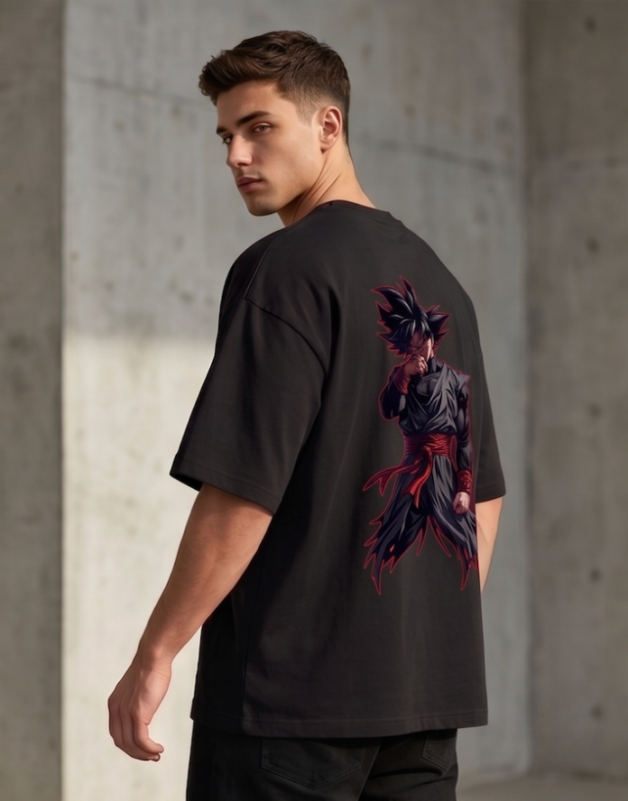 Unisex Terry Oversized Tee — Son Goku