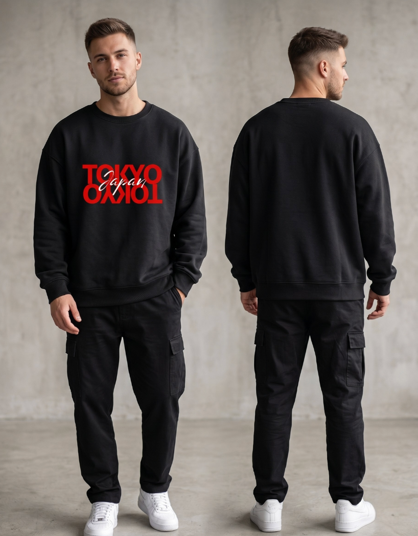 Unisex Oversized Sweatshirt — Tokyo