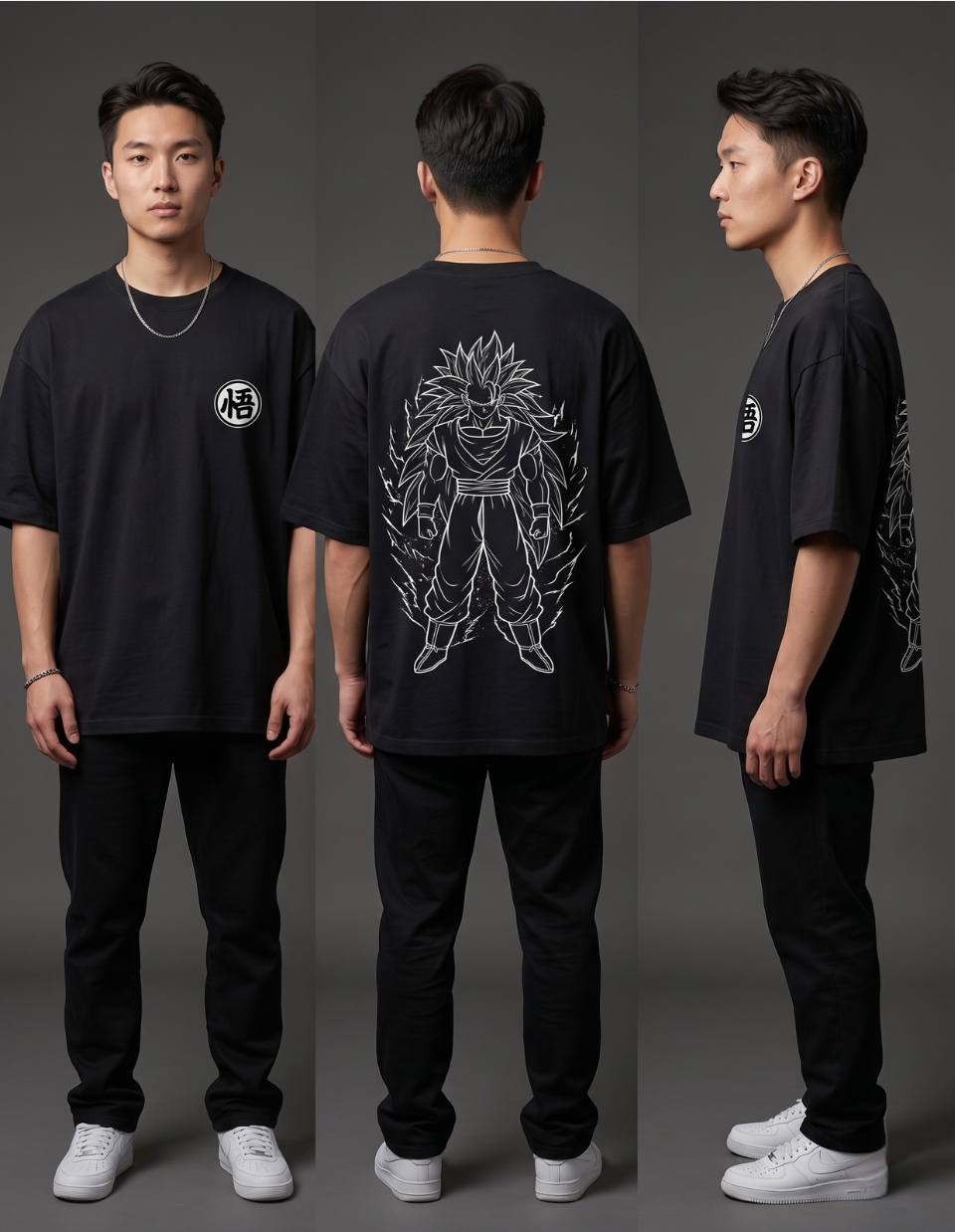 Unisex Oversized Classic T-Shirt — Goku Super Saiyan 5 DBZ