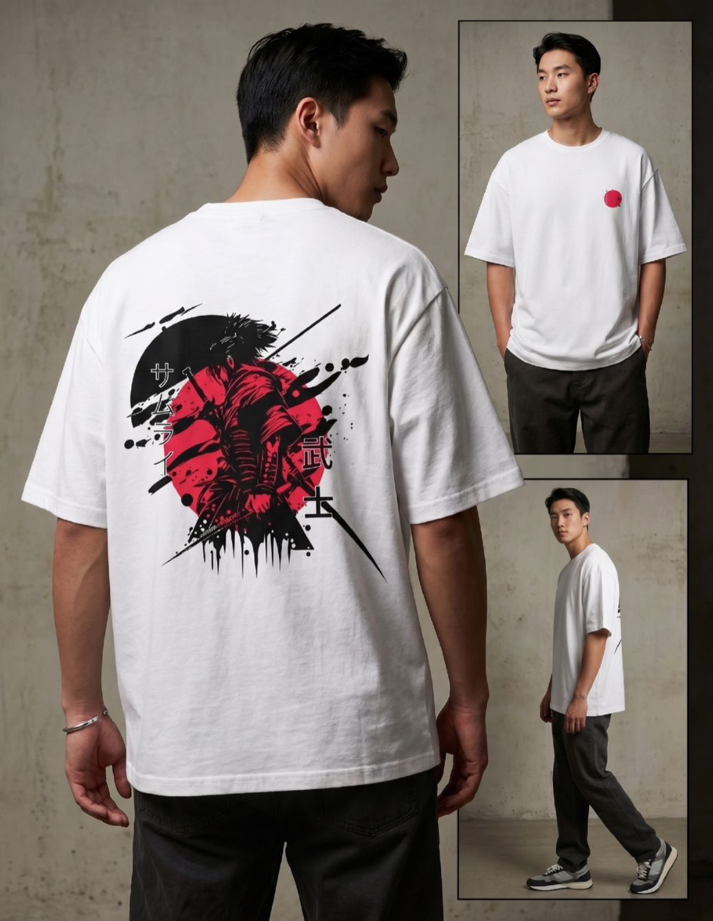 Unisex Oversized Classic T-Shirt — Samurai 2